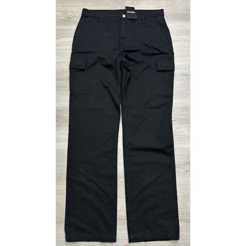 NWT The Hundreds Men’s 33x34 Cargo Pants Relaxed Black hiking outdoor NEW